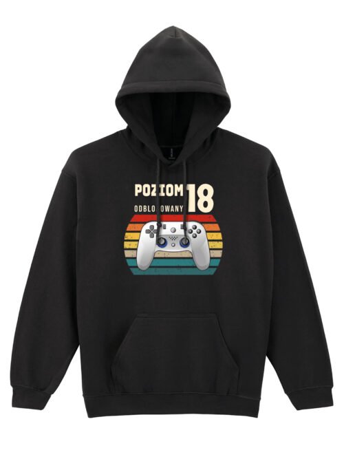 Bluza z kapturem na 18 Poziom 18 odblokowany