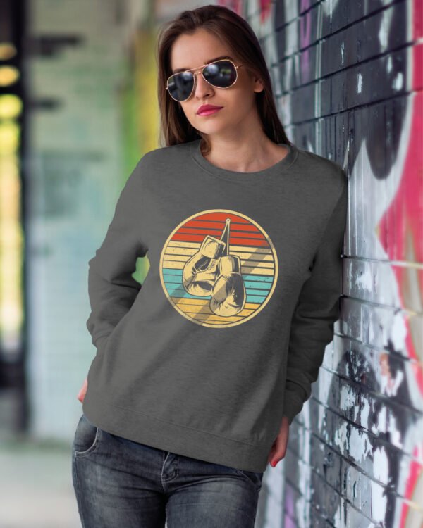 Bluza Sweatshirt dla fana boksu <br>Rękawice Oldschool