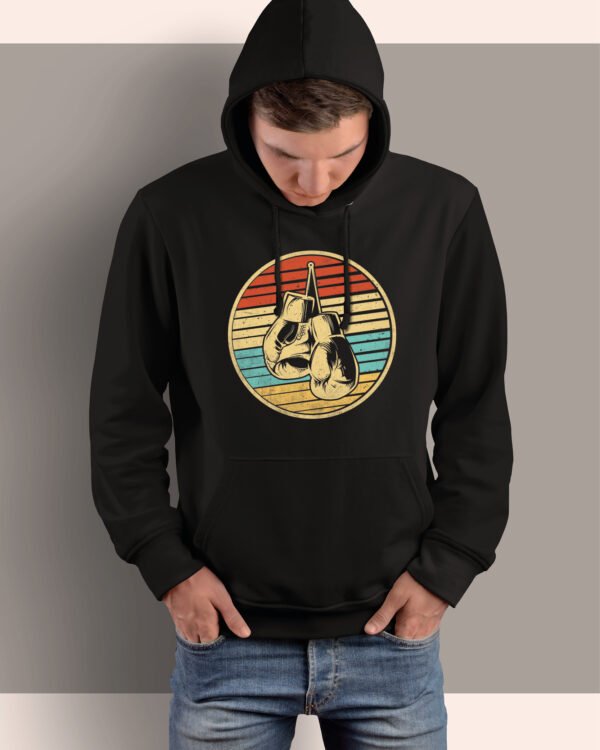 Bluza z kapturem na Boks <br>Rękawice Oldschool