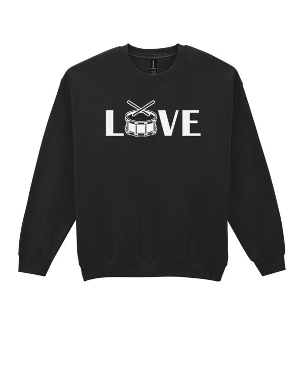 Bluza Sweatshirt dla perkusisty <br>LOVE Werbelove
