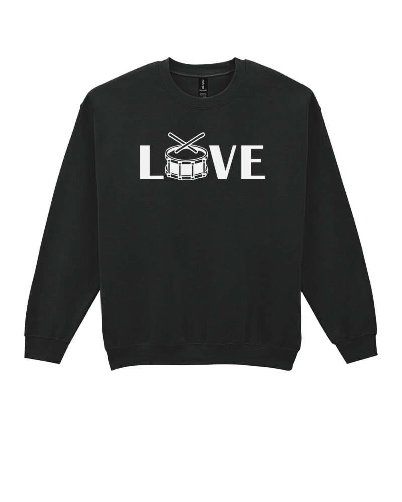 Bluza Sweatshirt dla perkusisty <br>LOVE Werbelove