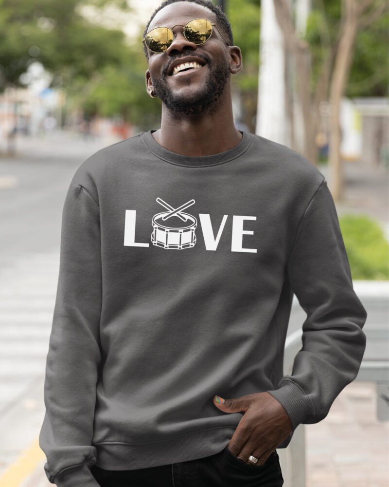 Bluza Sweatshirt dla perkusisty <br>LOVE Werbelove