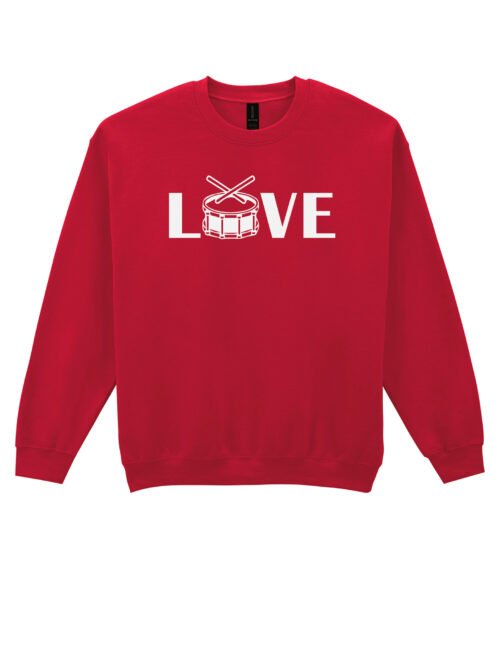 Bluza Sweatshirt dla perkusisty LOVE Werbelove