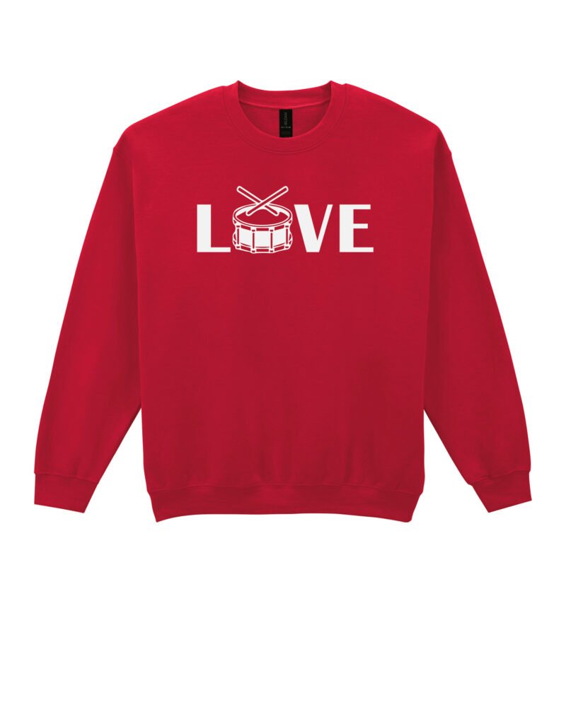 Bluza Sweatshirt dla perkusisty LOVE Werbelove