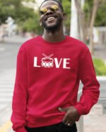 Bluza Sweatshirt dla perkusisty <br>LOVE Werbelove