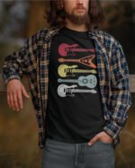 Koszulka dla Gitarzysty <br>Vintage Gitary