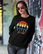 Bluza Sweatshirt z gitarą Nigdy zbyt wiele gitar