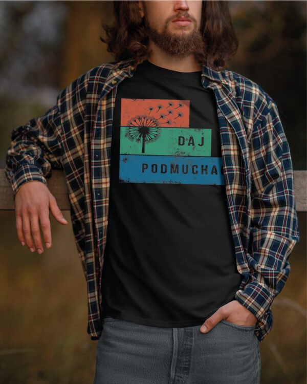 Koszulka z napisem <br>Daj Podmuchać
