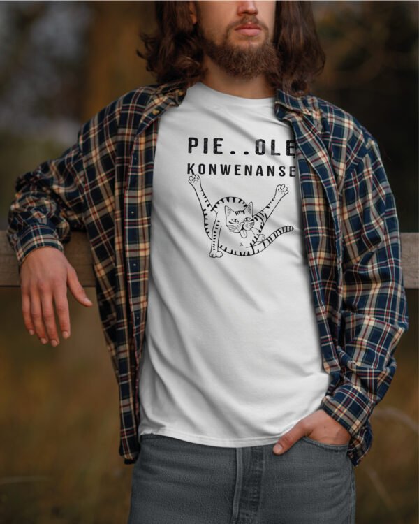 Koszulka z nadrukiem <br>Pie..olę Konwenanse