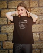 Koszulka z nadrukiem <br>Pie..olę Konwenanse