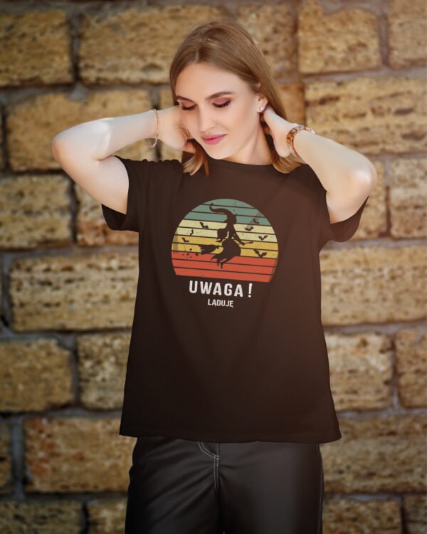 Koszulka z nadrukiem <br>Uwaga Ląduję
