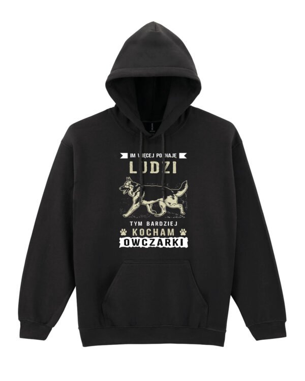 Bluza z kapturem Kocham Owczarki