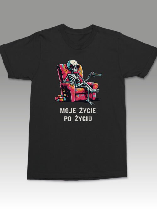 Koszulka z nadrukiem Życie po życiu