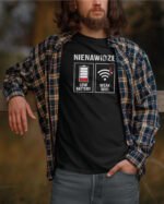 Koszulka z nadrukiem <br>Nienawidzę słabego Wi-Fi
