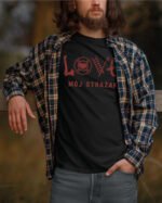 Koszulka z nadrukiem <br>Love Mój Strażak