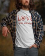 Koszulka z nadrukiem <br>Love Mój Strażak