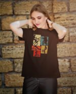 Koszulka z nadrukiem <br>BMX rowerowe triki