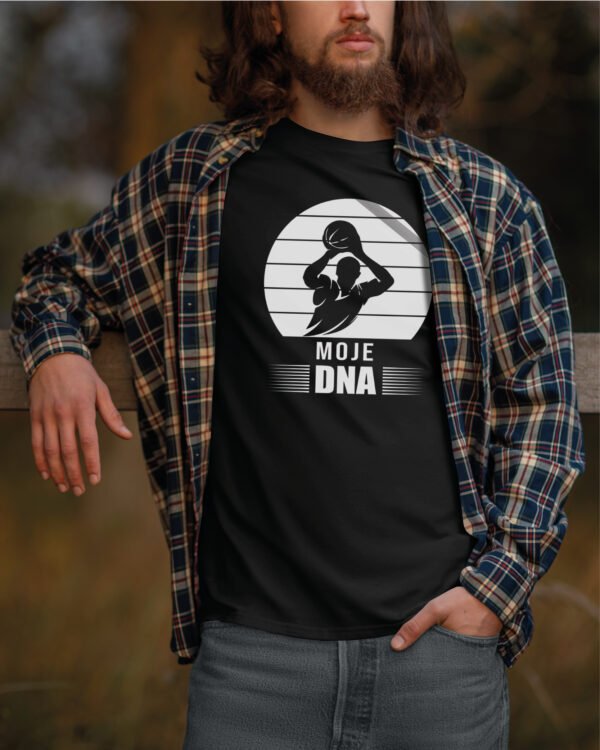 Koszulka z nadrukiem <br>Moje DNA koszykówka
