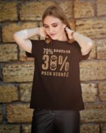 Koszulka dla psiarza <br>70% bawełna 30% sierść