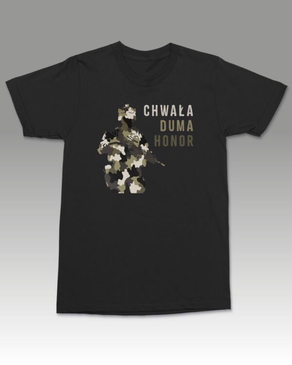 Koszulka dla żołnierza Chwała Duma Honor