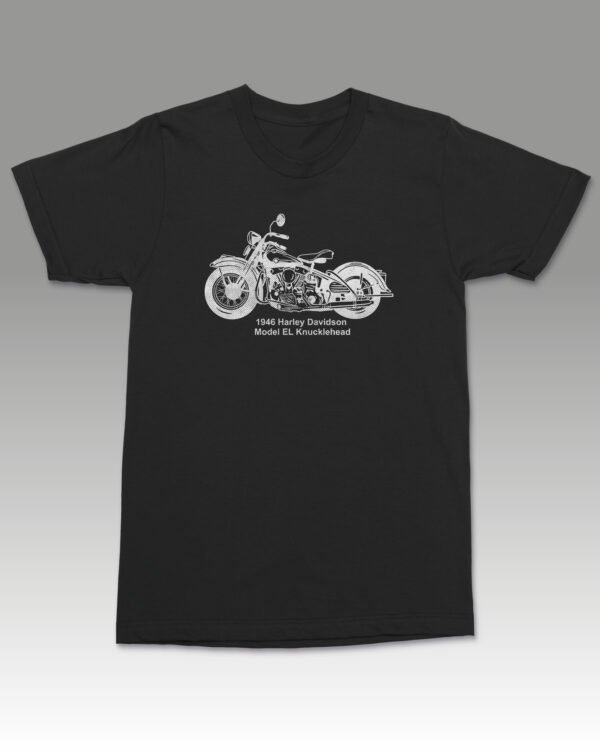 Koszulka z motocyklem Harley-Davidson Knucklehead