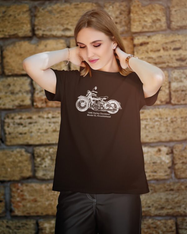 Koszulka z motocyklem <br>Harley-Davidson Knucklehead