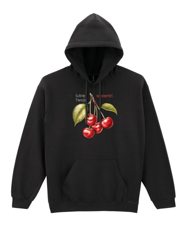 Bluza z kapturem Lubię Twoje wisienki owoce
