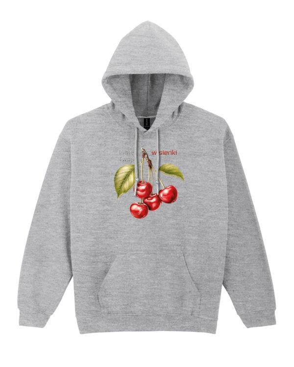 Bluza z kapturem <br>Lubię Twoje wisienki owoce