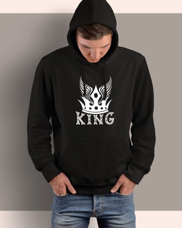 Bluza z kapturem <br>męska KING Król