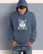 Bluza z kapturem <br>męska KING Król