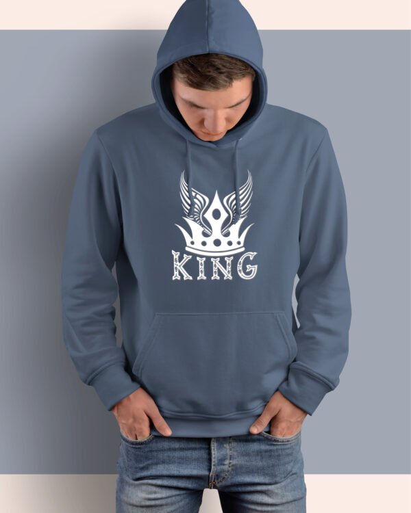 Bluza z kapturem <br>męska KING Król