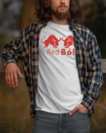Koszulka z nadrukiem <br>Red Bull Red Ból