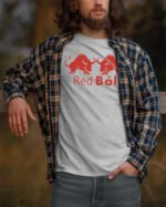 Koszulka z nadrukiem <br>Red Bull Red Ból