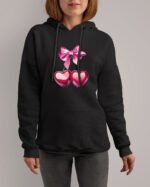 Bluza z kapturem <br>z Wisienkami Serduszkami