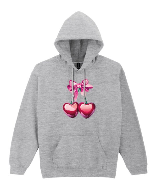 Bluza z kapturem <br>z Wisienkami Serduszkami
