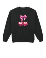 Bluza Sweatshirt <br>Z Wisienkami Serduszkami