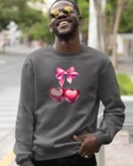 Bluza Sweatshirt <br>Z Wisienkami Serduszkami
