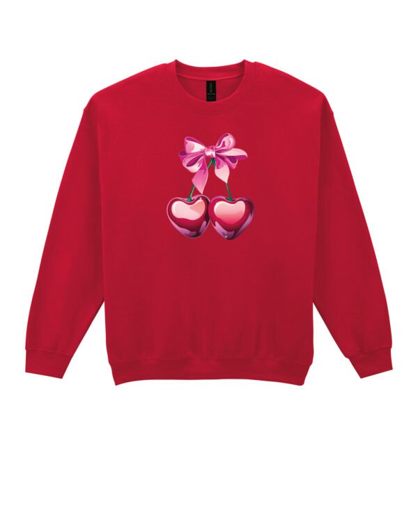 Bluza Sweatshirt Z Wisienkami Serduszkami