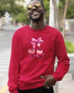 Bluza Sweatshirt <br>Z Wisienkami Serduszkami
