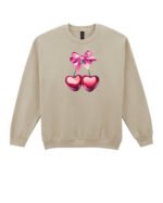 Bluza Sweatshirt <br>Z Wisienkami Serduszkami