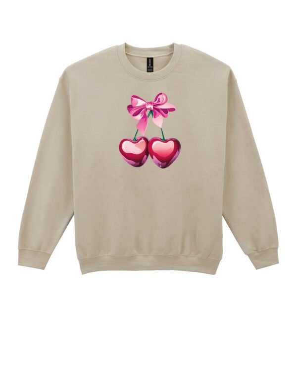 Bluza Sweatshirt <br>Z Wisienkami Serduszkami