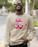 Bluza Sweatshirt <br>Z Wisienkami Serduszkami
