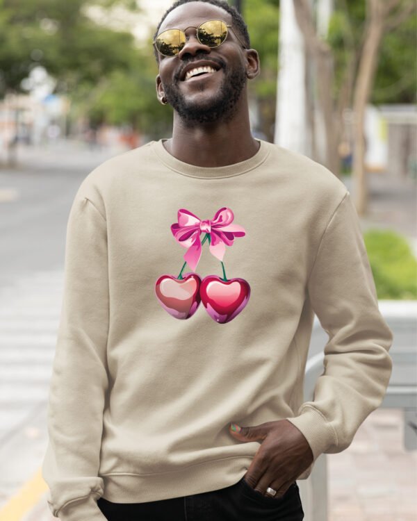 Bluza Sweatshirt <br>Z Wisienkami Serduszkami