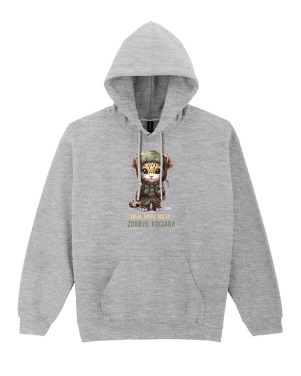 Bluza z kapturem <br>Kociak Żołnierz Kot