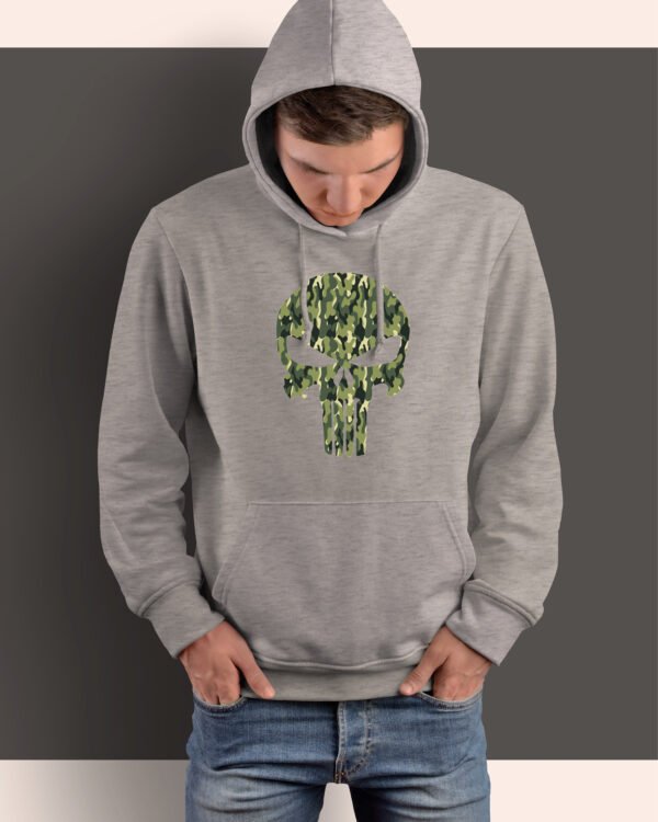 Bluza z kapturem <br>Punisher Czaszka