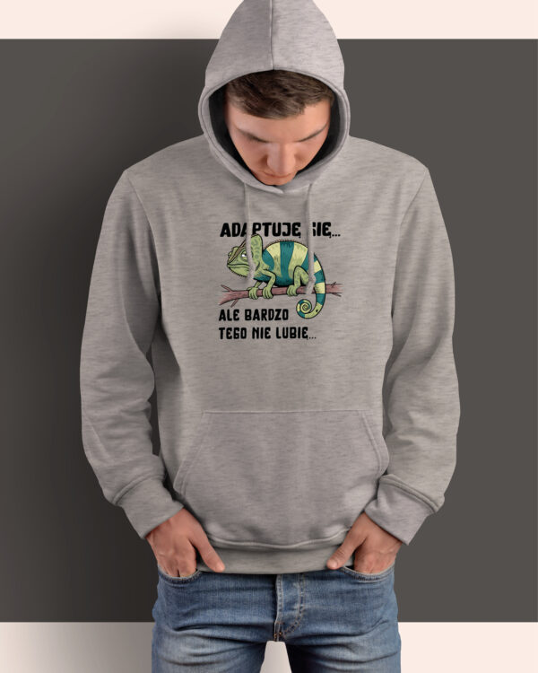 TL1075BK Tshirt Hoodie Sweater SIM15 Bluza z kapturem <br>Adaptuję się Kameleon
