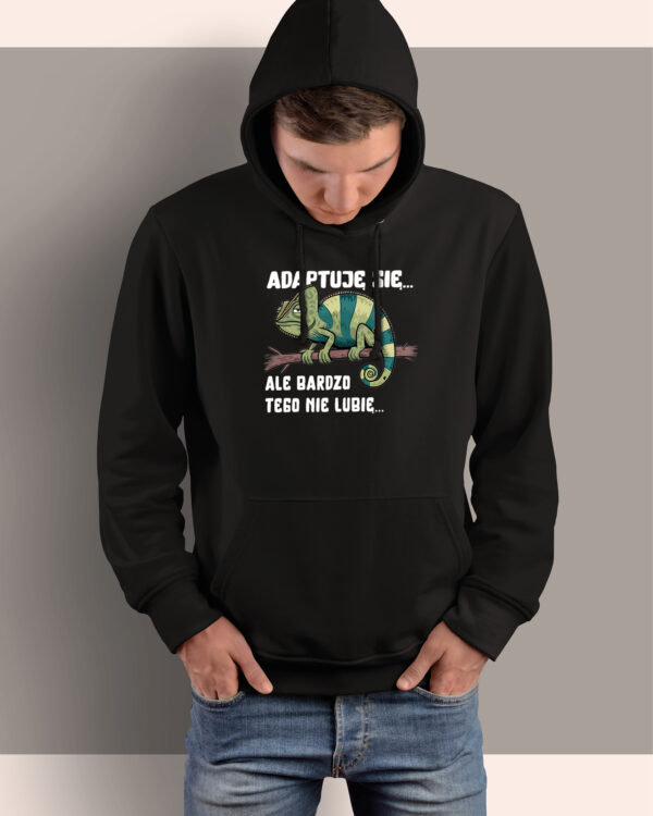 TL1075WH Tshirt Hoodie Sweater SIM12 Bluza z kapturem <br>Adaptuję się Kameleon