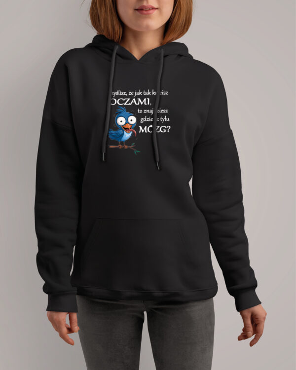 TL1076WH Tshirt Hoodie Sweater SIM11 Bluza z kapturem <br>Myślisz że znajdziesz mózg?