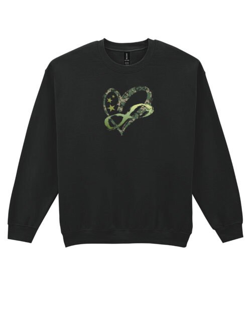 Bluza Sweatshirt Wojskowe Serce