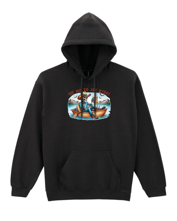 TL1083 Tshirt Hoodie Sweater SIM10 Bluza z kapturem dla Wędkarza Nie ma to jak rybki